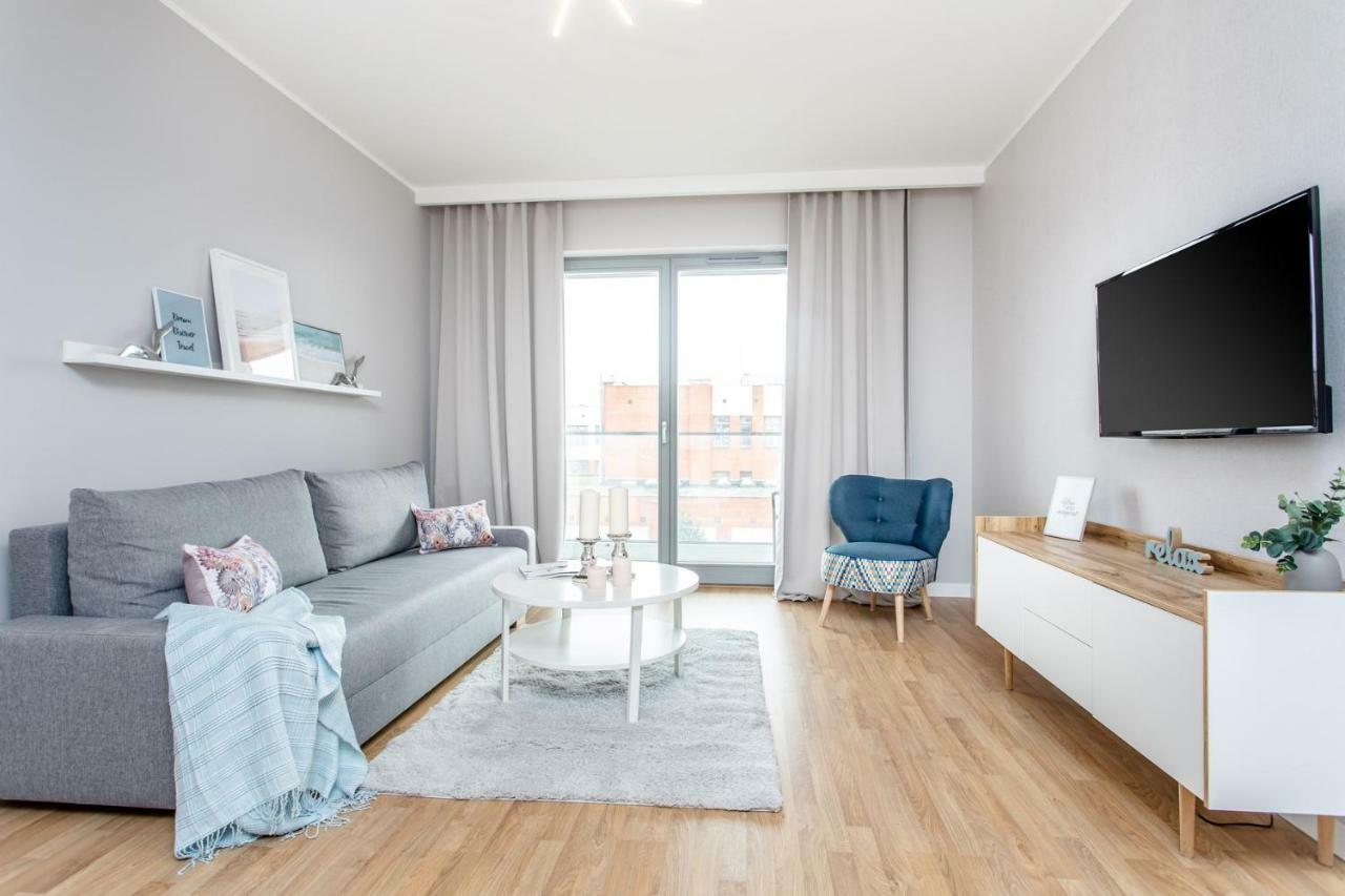 Seaside Beach Przy Plazy - Parking - Praia Apartments - Ergo Polsat Plus Arena Gdansk Exterior photo